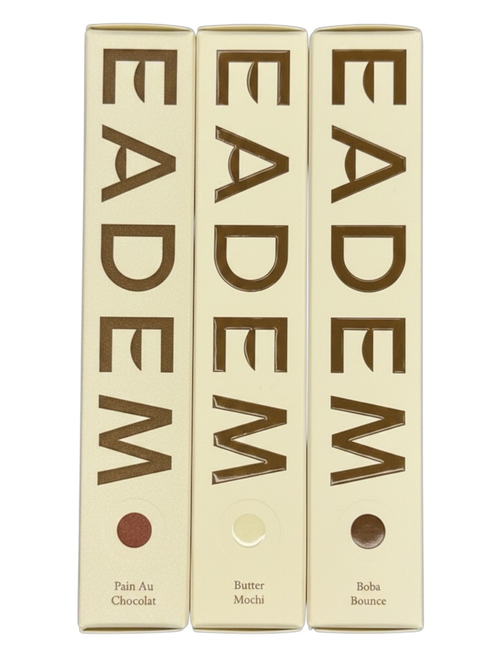 EADEM Lip Balm Bundle Pain Au Chocolat Butter Mochi Boba Bounce New